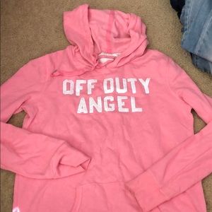 pink VS hoodie